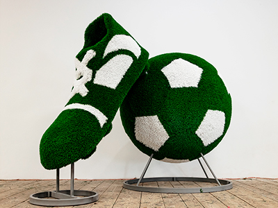 Топиари Мяч с бутсой - газон Eco