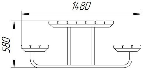 Стол со скамьями Лесной Уют - вид 4