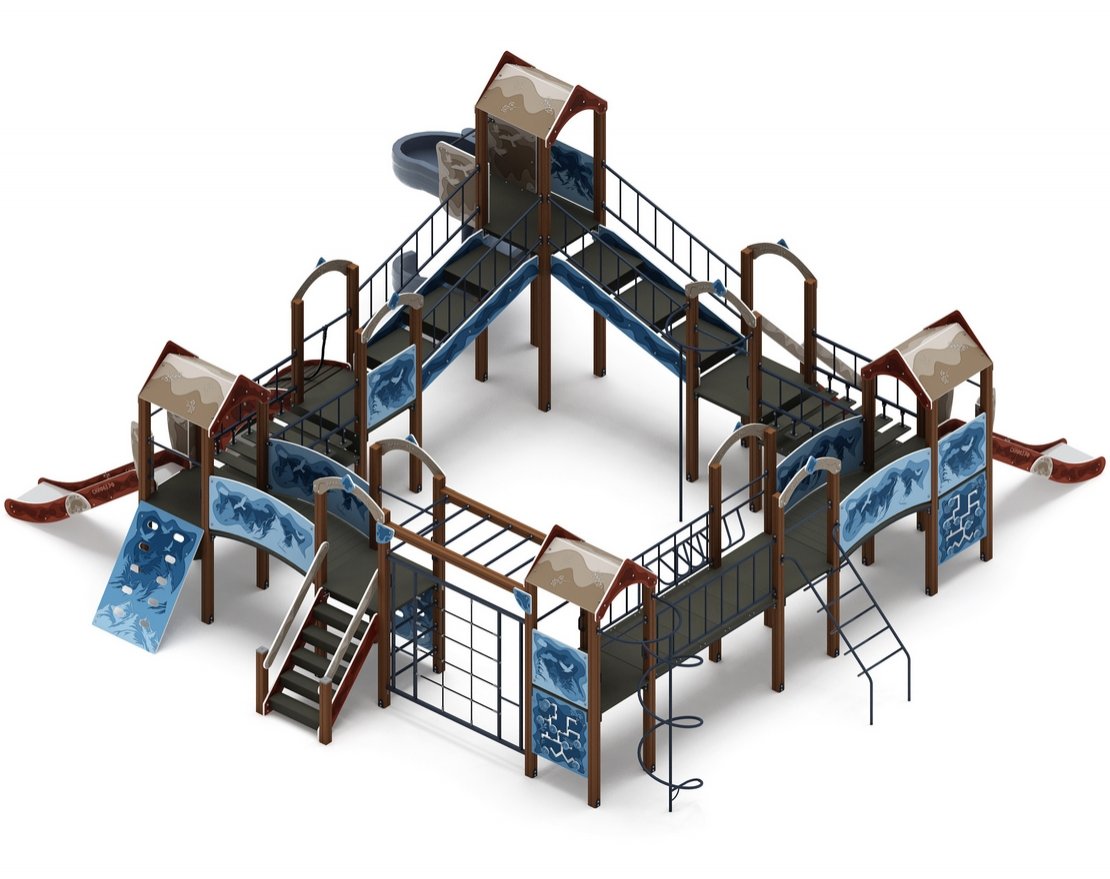 Детская игровая площадка Алтайские хребты-5 - вид 4