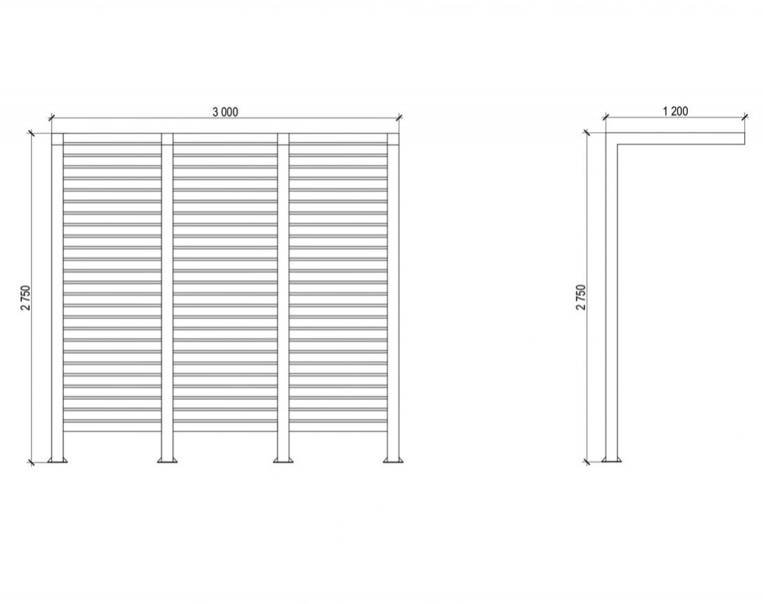 Теневой навес 3 - вид 2
